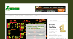 Desktop Screenshot of handicappingreviews.org